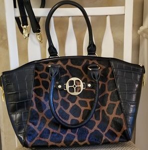 NWOT Global Chic Faux Fur Handbag